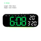 10-Inch 4-Color LED Digital Alarm Clock with Ambient Light, Dual Alarms, Auto Dimming, Timer & USB-C – Bedside Clock