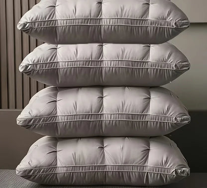 Luxury Hotel-Quality Bed Pillow with Ergonomic Support for Back, Side & Stomach Sleepers, Soft Supportive Sleeping Pillow