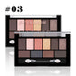 10-Color Earth Tone Eyeshadow Palette, Matte & Pearlescent Shimmer, Highly Pigmented Long-Lasting & Fallout-Resistant