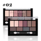 10-Color Earth Tone Eyeshadow Palette, Matte & Pearlescent Shimmer, Highly Pigmented Long-Lasting & Fallout-Resistant