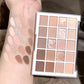 20-Color Nude Eyeshadow Palette, Neutral Earth Tones, Soft Powder, Waterproof Long-Lasting Eye Makeup