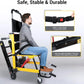 Electric Stair-Climbing Wheelchair – 440 lbs Capacity, 120W Motor & 24V Removable Battery