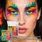 25-Color Eyeshadow Palette with Matte and Glitter Finishes, Waterproof Bright Eye Makeup