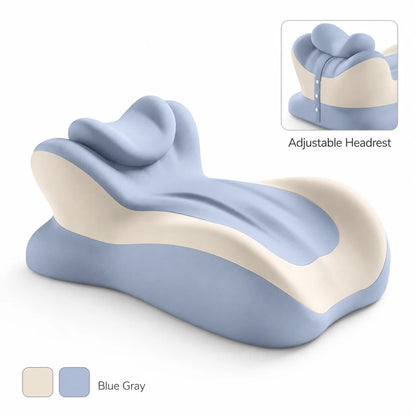 Multifunctional Memory Foam Prone Reading Pillow with Removable Headrest, Anti-Slip Base, Neck, Arm & Upper Body Support
