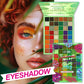 Summer Night Eyeshadow Palette, Bright Tropical Colors, Highly Pigmented Matte & Glitter Eye Makeup