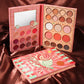 30-Color All-in-One Makeup Palette with Eyeshadow, Blush & Highlighter, Matte, Shimmer & Glitter