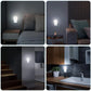 6-Pack LED Plug-In Night Lights with Dusk-to-Dawn Sensor, Automatic Soft Light for Bedroom, Bathroom, Hallway & Stairs
