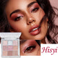 9-Color Eyeshadow Palette with Pearl, Shimmer and Glitter Finishes