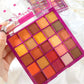 25-Color Eyeshadow Palette with Matte and Glitter Finishes, Waterproof Bright Eye Makeup
