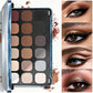 18-Color Earth Tone Matte Eyeshadow Palette, Neutral Shades, Highly Pigmented & Blendable, Long-Lasting Smudge-Proof Eye Makeup