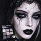 2-Piece Eyeshadow Palette Set, 9 Colors Each, Chocolate Brown and Smoky Shades, Matte, Shimmer and Glitter Finishes