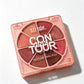 8-Color All-in-One Face and Eyeshadow Palette, Matte and Shimmer Blush, Contour and Bronzer Powder