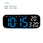 10-Inch 4-Color LED Digital Alarm Clock with Ambient Light, Dual Alarms, Auto Dimming, Timer & USB-C – Bedside Clock