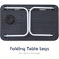 Portable Lap Desk Bed Table with Cup Holder & Tablet Slot, Laptop Tray with Carry Handle for Working, Writing & Eating