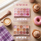 15-Color Purple Eyeshadow Palette, Matte & Glitter Highly Pigmented Eye Makeup