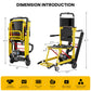 Electric Stair-Climbing Wheelchair – 440 lbs Capacity, 120W Motor & 24V Removable Battery