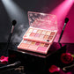 21-Color All-in-One Eyeshadow and Blush Palette, Matte Shimmer and Glitter Shades with Dual Makeup Brush
