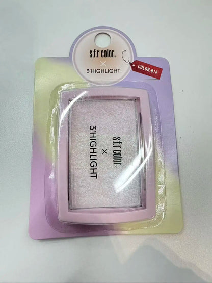 Heart-Shaped Baked Highlighter, Shimmer Face Powder for a Radiant Glow