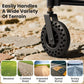 Lightweight Foldable Electric All-Terrain Wheelchair with 400W Motor, 330 lbs Capacity