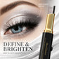 6-Piece Two-Tone Gradient Eyeshadow Stick Set, Matte and Shimmer Waterproof Eye Makeup Crayons