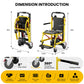 Electric Stair Climbing Wheelchair – Foldable Battery-Powered Stair Lift Chair, 440 lbs Capacity, 120W Motor