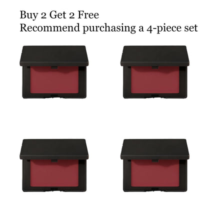 Dark Red Matte Powder Blush, Easy-to-Blend Cheek Color, 3.5g