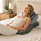 Multifunctional Memory Foam Prone Reading Pillow with Removable Headrest, Anti-Slip Base, Neck, Arm & Upper Body Support