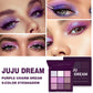 Purple Smoky Eyeshadow Palette, Matte & Shimmer Highly Pigmented Buildable Eye Makeup