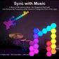RGB Hexagonal Light Panels, App & Remote Control, USB Powered, Music Sync, 3/8/12/20-Pack