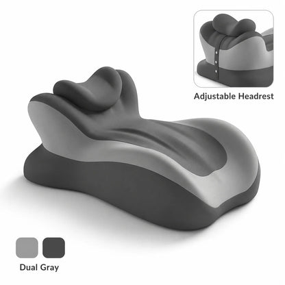 Multifunctional Memory Foam Prone Reading Pillow with Removable Headrest, Anti-Slip Base, Neck, Arm & Upper Body Support
