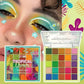 25-Color Eyeshadow Palette with Matte and Glitter Finishes, Waterproof Bright Eye Makeup