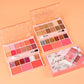 Multi-Use Eyeshadow & Blush Palette, Matte Shimmer & Glitter Finishes, Long-Lasting Pigmented Makeup Kit