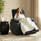 360° Swivel Rocker Recliner Chair – 30° Rocking Chenille Manual Recliner with Dual Cup Holders & Side Pockets