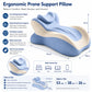 Multifunctional Memory Foam Prone Reading Pillow with Removable Headrest, Anti-Slip Base, Neck, Arm & Upper Body Support