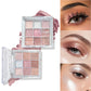 9-Color Eyeshadow Palette with Pearl, Shimmer and Glitter Finishes