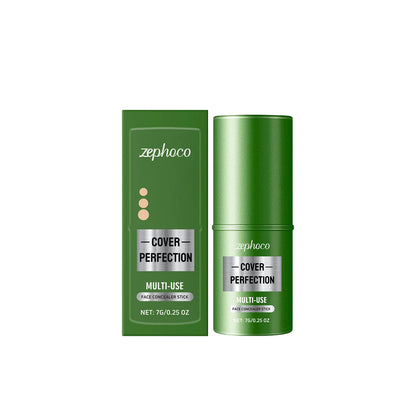 Moisturizing Foundation & Concealer Stick, Lightweight Non-Greasy Cream, Smooth Finish, 7g