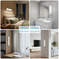 80 LED Under Cabinet Light, 12.6 Inch Rechargeable Motion Sensor Magnetic Lamp, USB-C Closet & Cupboard Light