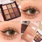 6-Piece Eye Makeup Set with Eyebrow Styling Gel, Liquid Eyeliner, Mascara and 9-Color Eyeshadow Palette