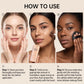 Full Coverage Foundation & Concealer Stick, Lightweight Silky Texture, Moisturizing Waterproof Makeup Base