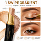 6-Piece Two-Tone Gradient Eyeshadow Stick Set, Matte and Shimmer Waterproof Eye Makeup Crayons