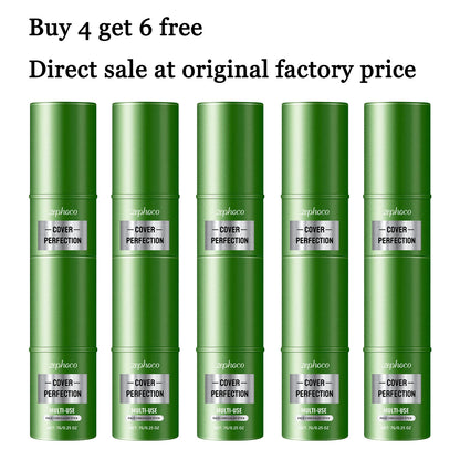Moisturizing Foundation & Concealer Stick, Lightweight Non-Greasy Cream, Smooth Finish, 7g