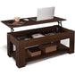 41" Lift Top Coffee Table with Hidden Storage Compartment & Rising Tabletop