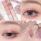 12-Color Eyeshadow Palette, Muted Shades with Matte & Glitter Finishes, Long-Lasting Eye Makeup