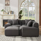 108-Inch Modular L-Shaped Sectional Sofa with Ottoman – Corduroy Chaise Lounge Couch with Flexible Configuration for Living Room