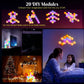 RGB Hexagonal Light Panels, App & Remote Control, USB Powered, Music Sync, 3/8/12/20-Pack