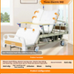 Smart Electric Automatic Medical Bed for Elderly with Turnover Function
