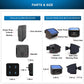 Solar Wireless Driveway Alarm, 400m Outdoor Motion Sensor Detector, Weather-Resistant Security Alert System