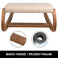 Ergonomic Kneeling Chair with Thick Cushion – Rocking Wood Posture Support Stool for Home Office & Computer Desk