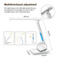 LED Desk Lamp with 10W Qi Wireless Charging, Calendar, Temperature Display and Alarm Clock for Study and Office