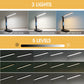 LED Desk Lamp with 10W Qi Wireless Charging, Calendar, Temperature Display and Alarm Clock for Study and Office